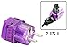 Regvolt AC Power Travel Adapter Plug for Europe like France, Germany, Spain, Turkey, Portugal, Poland, Austria, Belgium, Sweden, Norway, South Korea, Netherlands. Grounded 2 in 1
