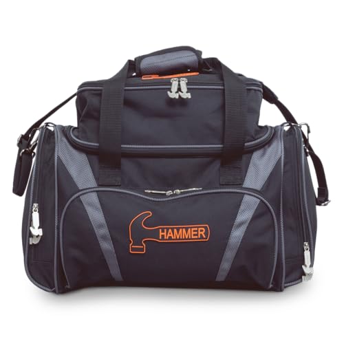 Hammer Premium Deluxe Double Tote Bowling Bag - Grey