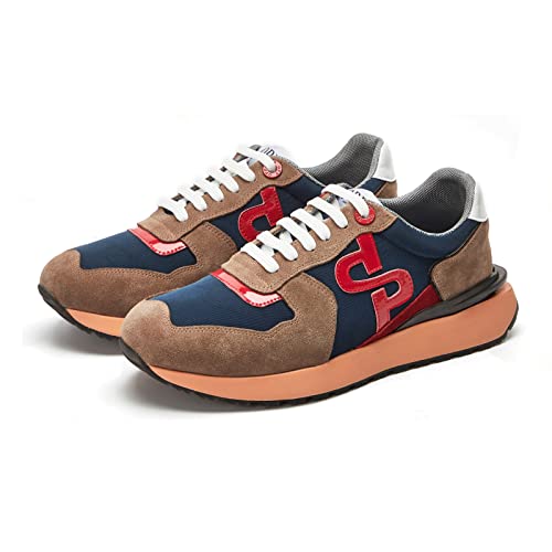 OPP Suede Leather Fashion Sneakers for Men Casual Lace-up Shoes Running Athletic Tennis Sports Gym2