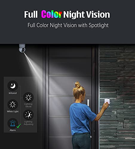 Lametuty 5Ghz/2.4Ghz Dual WiFi Dog Camera, 4MP Baby Monitor Camera with Free App, Full Color in Night with Spotlight, Home Security Camera for Cat/Pet/Elder/Nanny, 2 Way Audio, Motion Human Detection - Image 5