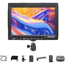FEELWORLD FW759 7 Video Camera Monitor with F550 2200 mAh Battery Whit Bag HD Screen DSR Field Monitor