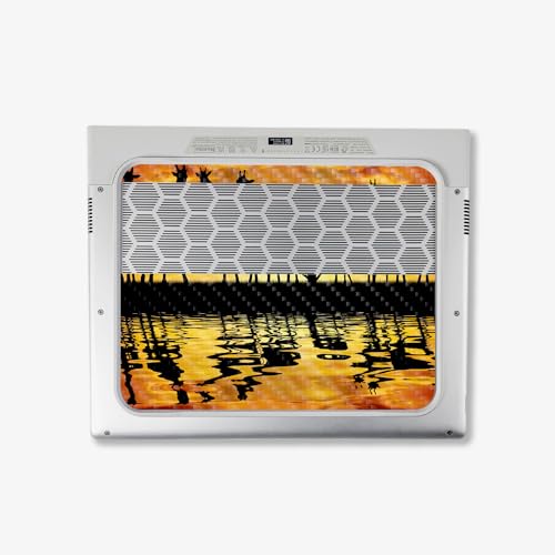 Image of MightySkins Carbon Fiber Skin Compatible with Alienware X14 R2 (2023) Full Wrap Kit - Glamour Giraffes | Protective, Durable Textured Carbon Fiber Finish | Easy to Apply | Made in The USA