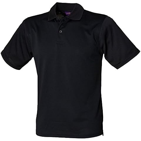 Henbury Men's CoolPlus Wicking Polo Shirt Cover