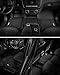 Floor Mats for Mercedes Benz GLE (2016-2018) - 3W Front and Rear 2 Rows All Weather Floor Liners Heavy Duty Custom Fit Vehicle Floor Carpet Mats Liner for Benz ML, Benz GL, Benz GLS (2017-2018), Black