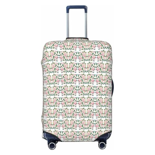 Housse de valise XL extensible motif flamant rose pour éviter rayures et salissures