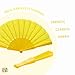 Imagen de Pack de 24 Abanicos de Mano Plegables Papel y Plástico