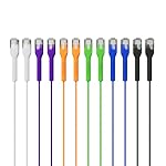 Broadbe – Broadbe Cat6 Slim Patchkabel 5G 0.1 m Mehrfarbig, 12er-Pack