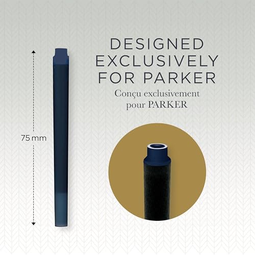 Image of Parker 1950382 Quink Fountain Pen Refill Pack of 5