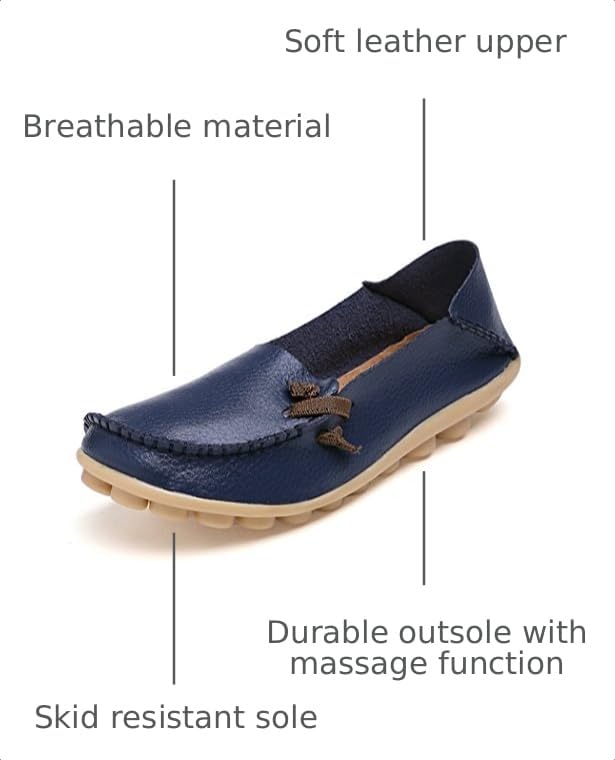 Image of VenusCelia Women's Comfort Walking Cute Flat Loafer