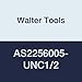 Walter Tools AS2256005-UNC1/2 Paradur HSS Machine Tap, TIN/VAP Finish, 0.367" Shank Diameter, 0.807" Cutting Length, 4.331" Overall Length, 1/2-13 Size