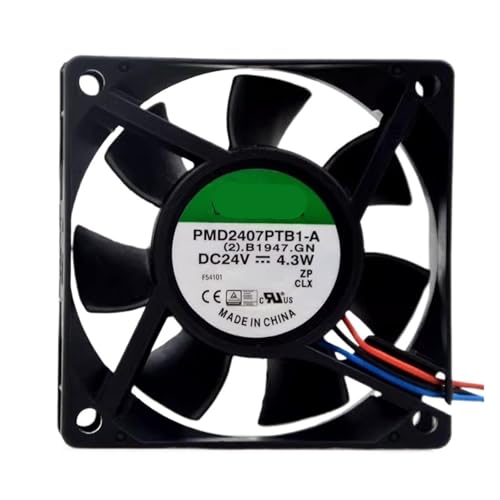 Ventilateur de refroidissement PMD2407PTB1-A compact 70x70x25mm à double fil 24V