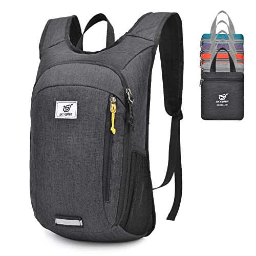 SKYSPER 10L/15L/20L Faltbarer Rucksack Ultraleicht Tagesrucksack Wasserfest Daypack Reiserucksack Wanderrucksack für Wandern Reisen Städtetrips