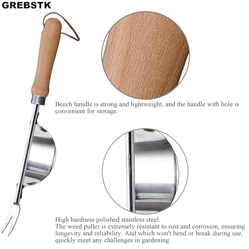 Herramienta manual para deshierbar de acero inoxidable GREBSTK miniatura 3