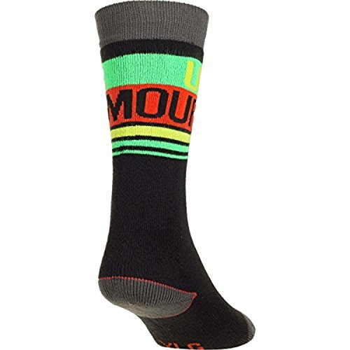 Under Armour UA MTN Retro Stripe Over-The-Calf Ski Sock - Boys Black, L