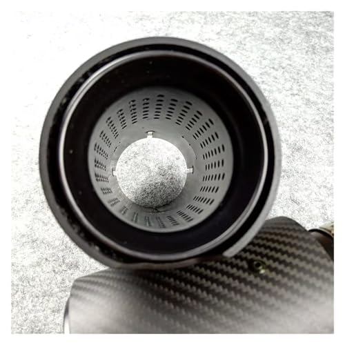 Punta de silenciador premium en negro mate y diseño monobloque de 63mm para colas de escape M3 M4 5