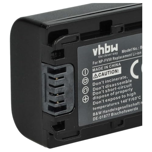 Batterie Sony HDR caméscope vhbw double pack pour voyage