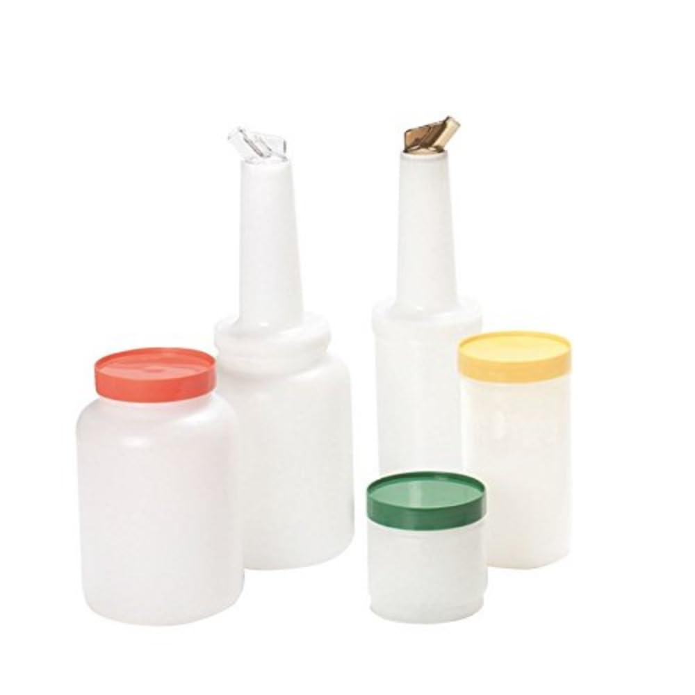 Genware NEV-PS601N-02 Store And Pour Quart, Clear