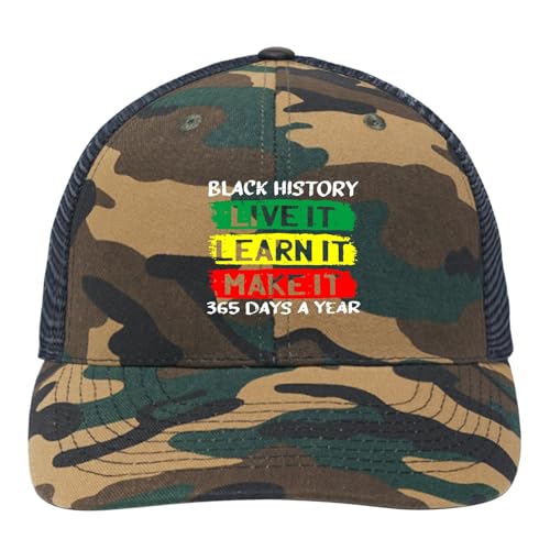 B is for Brilliants Black Boy Kid Black Historys Month Toddler Mesh Hat for Men Fashionable Running Trucker Cap