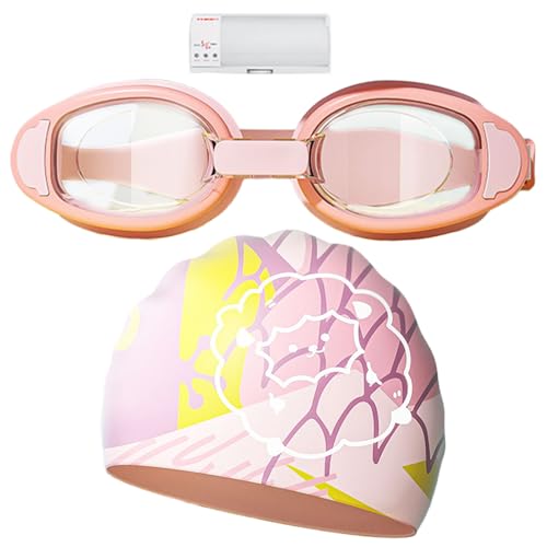 Ensemble de lunettes de baignade silicone enfant et toddler swim goggles