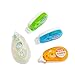 MEISO Lot de 4 rouleaux de colle double face, Distributeur de Ruban Adhésif Transparent pour travaux manuels, fabrication de cartes, bullet journal et scrapbooking