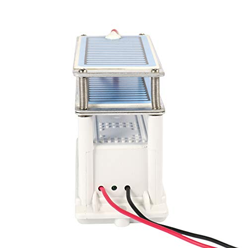 Fesjoy CERAMIC OZONE GENERATOR | Ceramic Ozone Generator - 20G/H 220V Double Integrated Plate Ozonizer Water Air Purifier for Chemical Factory Home Car Sterilization -