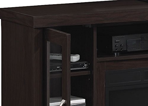 Classic Flame Hutchinson 70" Infrared Electric Fireplace Entertainment Center & 42" Linear Firebox - Oak Espresso, 42Mm3115-Pe91 & 42Ii042Fgt #TOP7