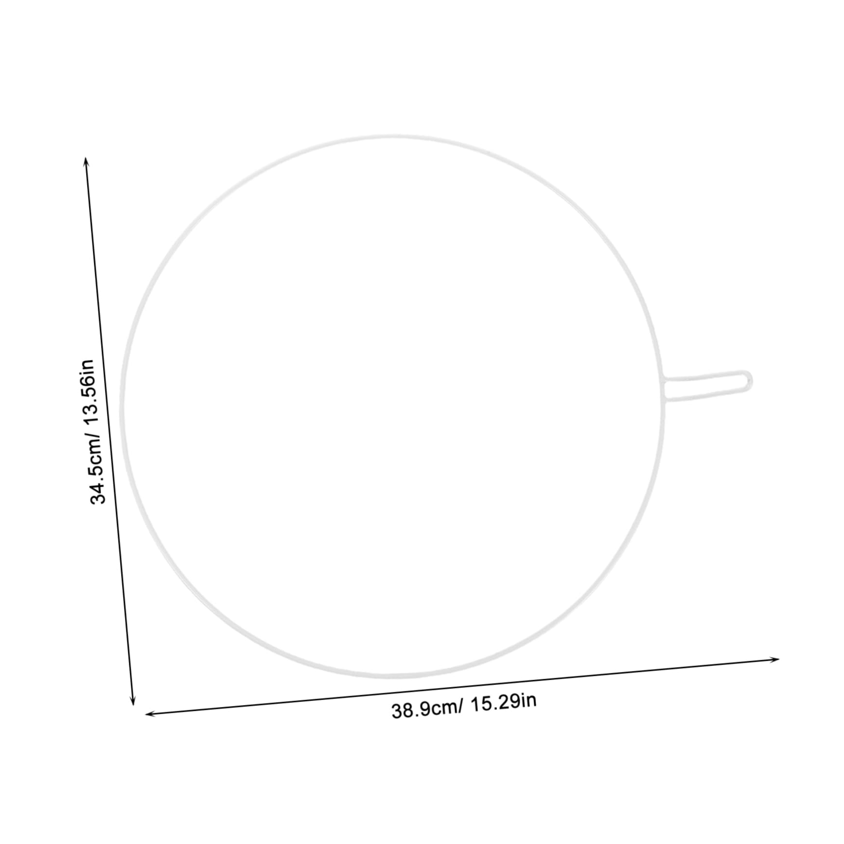 CONGARTENO 2Pcs Bed Canopy Hoop Crib Net Stand Holder for Bed Bassinet Easy Install Rounded Frame for Safe Nursery Use