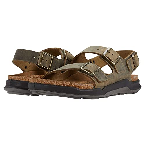 Birkenstock Men's Slingback Milano Ct Khaki Oil LTR R4