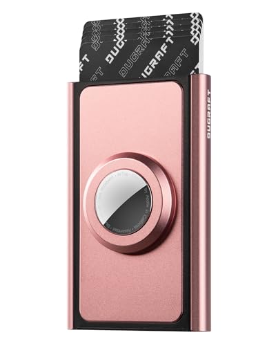 Wallet RFID fin en métal rose gold de haute précision