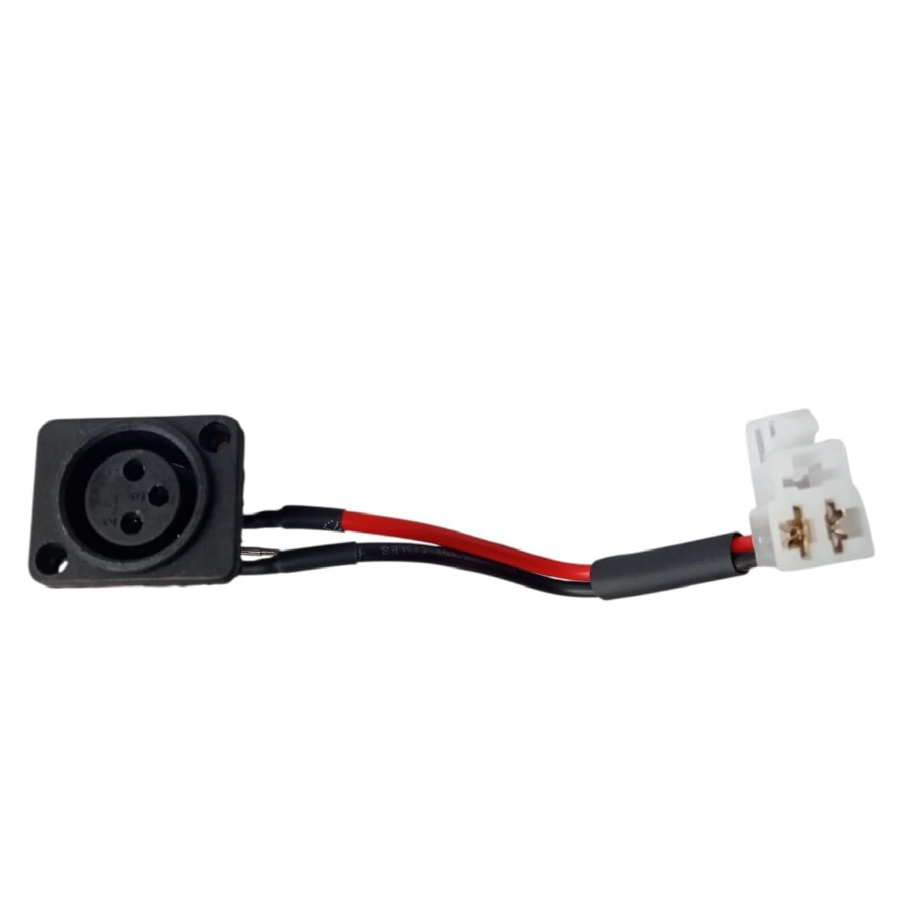 Round 3-Pin XLR Female Charging Socket with Wire for Electric Scooters and E-Bikes, Universal Connector, 19cm Cable Length-image-4