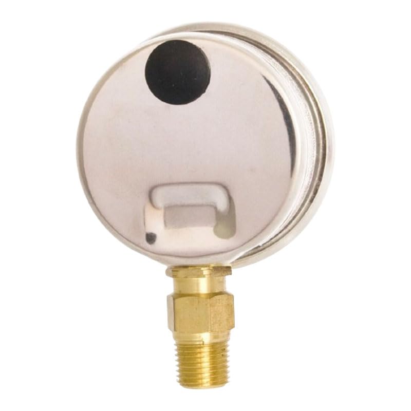 Pressione dell'aria per manometro 2" faccia 1/4" per montaggio posteriore VNPT compatibile con compressore 0-200 PSI Ricambi auto