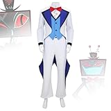 [CCOSPEN] ハズビンホテル グッズ コスプレ衣装 同人服 人気 cosplay Vox ヴォックス 全身飾り付き コスチュームアニメハロウィン仮装 アニメ風 キャラクター 学園祭 文化祭 イベント演出服祝日贈り物 (XL,コスプレ) [並行輸入品]