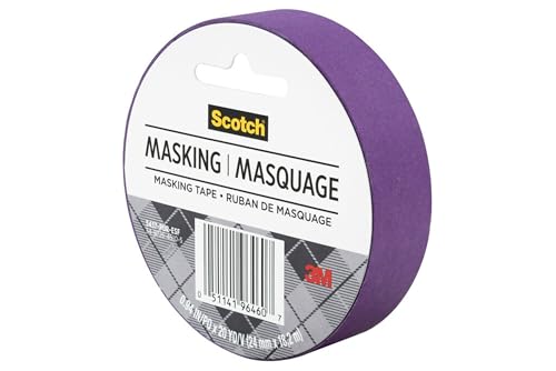 Scotch Expressions Masking Tape, .94 in x 20 yd., Purple, 6-Rolls - image 3