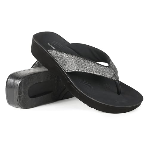 Image of AEROTHOTIC Original Orthotic Comfort Thong Style Flip Flops Sandals for Women with Arch Support for Comfortable Walk