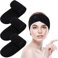 Set Di Fasce Per Capelli In Spugna A Corona Alta Per Trucco E Lavaggio Del Viso, Incluso Cinturino, Per Donna | SHEIN ALIA