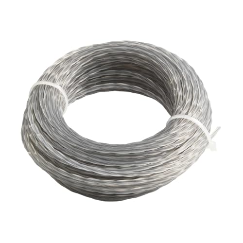 Fil coupe-bordures nylon renforcé haute résistance, pack 2 rouleaux bobine pour débroussailleuse