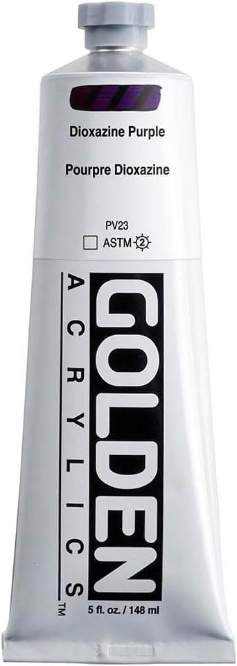 Golden Heavy Body Acrylic - Dioxazine Purple - 5 oz Tube