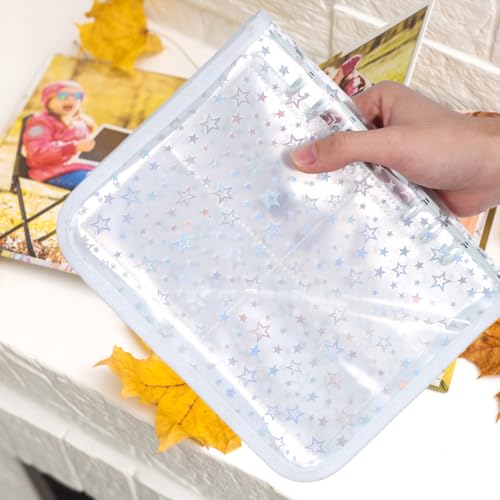 Image of A5 Zipper Photocard Binder Album with Card Slots Large Capacity Photo Organizer for Kpop Photocard Collection and Small Keepsakes