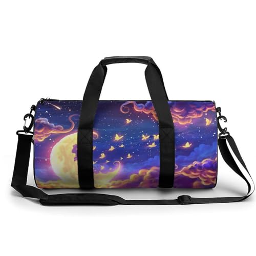 Sac de sport Nébuleuse Papillon 45x23x23cm parfait pour le voyage et gym