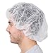 SAFEKO Unisex Polypropylene Bouffant Caps, 100 Count [WHITE | 24