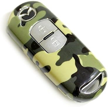 Amazon マツダ デザイン スマートキーケース デミオ アテンザ ビアンテ Mpv Cx 5 プレマシー アクセラ 他 Fm01 迷彩 Fj4033 Army キーケース キーホルダー 車 バイク