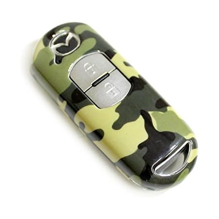 Amazon マツダ デザイン スマートキーケース デミオ アテンザ ビアンテ Mpv Cx 5 プレマシー アクセラ 他 Fm01 迷彩 Fj4033 Army キーケース キーホルダー 車 バイク