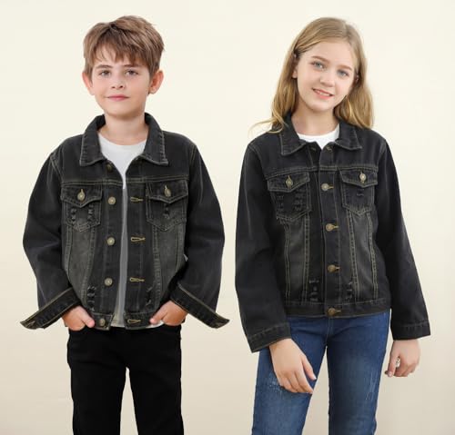 Image of Cromoncent Toddler Denim Jacket for Boys Girls