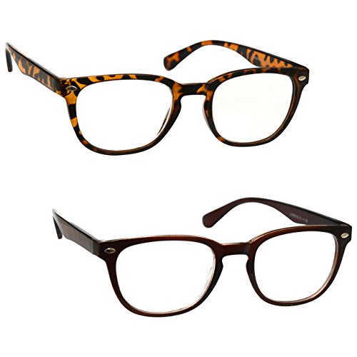Uv Reader Marrón Carey Y Marrón Gafas De Lectura Valor Pack 2 Estilo Diseñador Hombres Mujeres Uvr2Pk014_015 +3,00 2 Unidades 70 g
