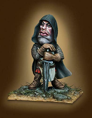 Figura modelo en resina de hombre templario sin ensamblar 1:32 miniatura 1