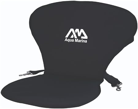 Aqua Marina High Back iSUP Seat ، للنسيم / البخار / الانصهار / الوحش / ماغما / تريتون ، أسود   