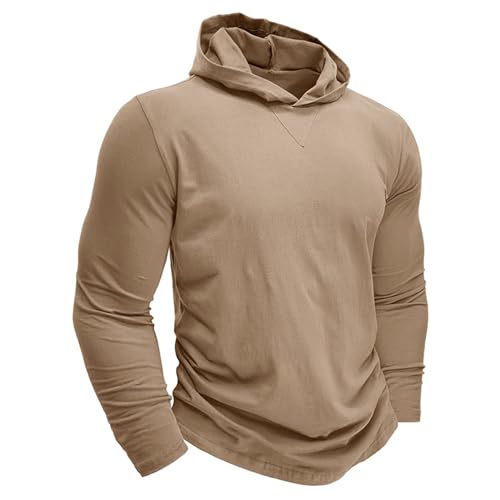 Men Long Sleeve Lightweight Hoodie Hooded Sun Shirt Rash Guard Long Sleeve Fishing Clothes Shirts Plain Tshirt3