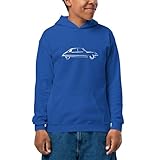 SISIDSI DSGN Kinder Sweatshirt Hai DS Klassisches Französisches Auto Vintage Legendäres Fahrzeug Retro Automobil Ikone Luxus Design Motor Fan