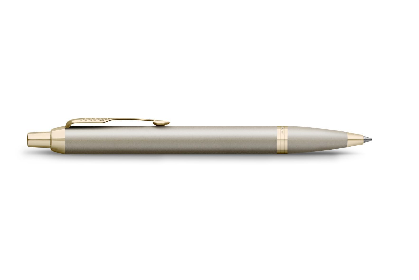 PARKER IM Schreibset Kugelschreiber + Füllfederhalter mit individueller Gravur – Personalisierter Luxus Stift – The Finishing Touch Collection Geschenk für Hochzeit, Geburtstag, Büro (Sandstone)