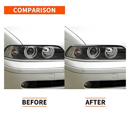 Paupières de phares BMW E39 masque rayures protection optique - 2